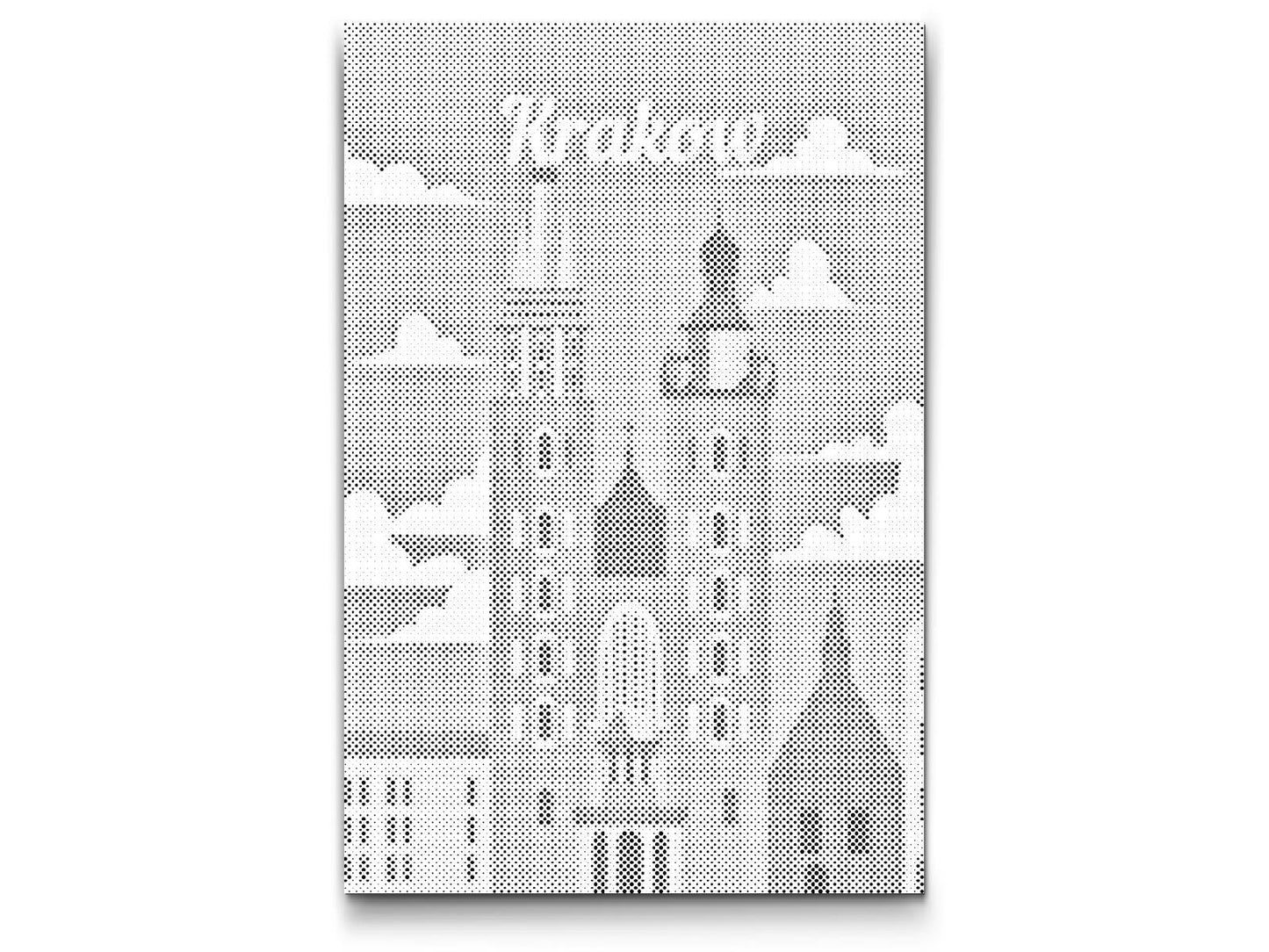 Mal-med-prikker -  Krakow, Polen