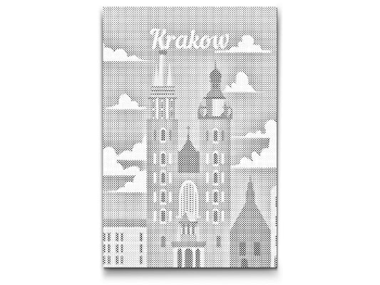 Mal-med-prikker -  Krakow, Polen