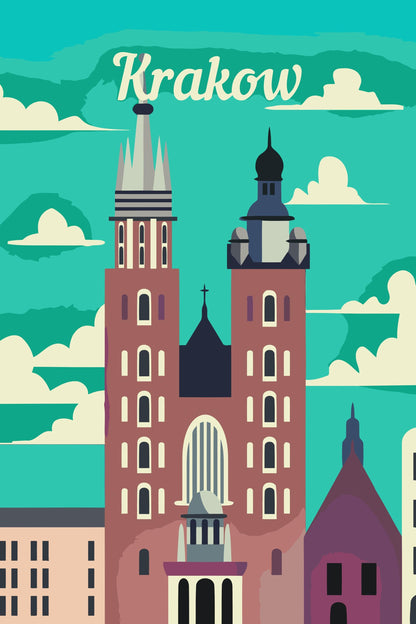 Paint by Numbers - Krakow, Polen