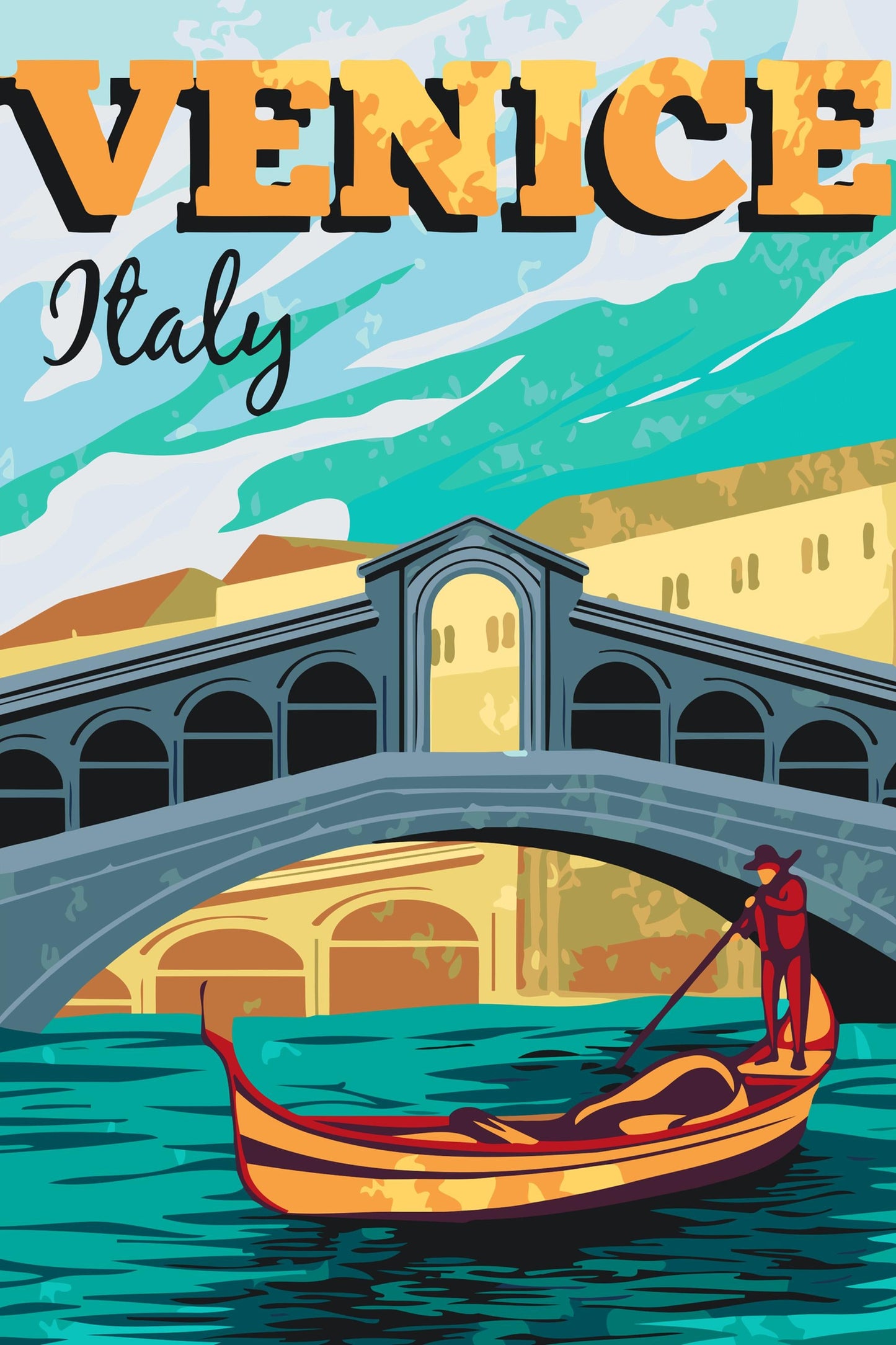 Paint by Numbers - Venedig, Italien