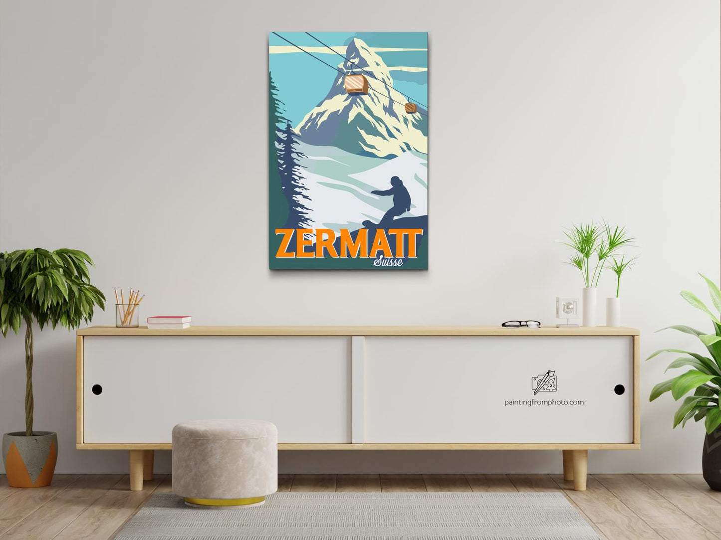 Paint by Numbers - Zermatt, Schweiz