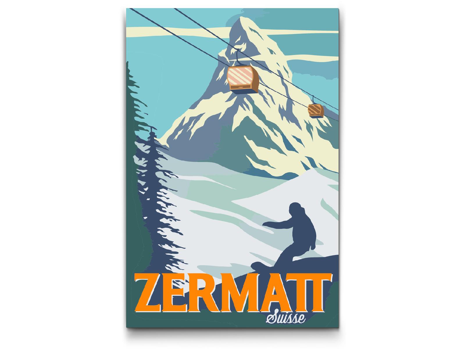 Paint by Numbers - Zermatt, Schweiz
