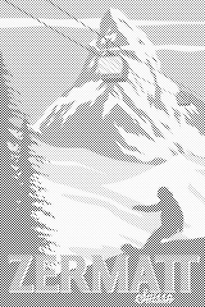Mal-med-prikker -  Zermatt, Schweiz