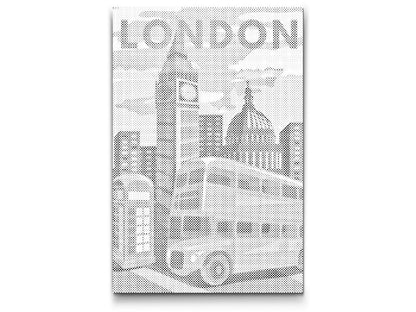 Mal-med-prikker -  London, Storbritannien 2
