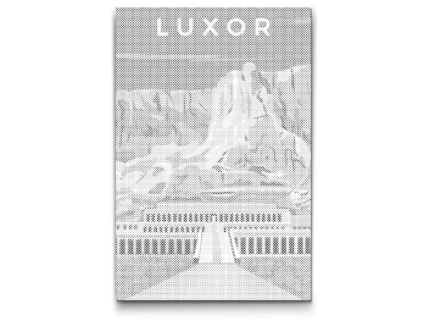 Mal-med-prikker -  Luxor, Egypten