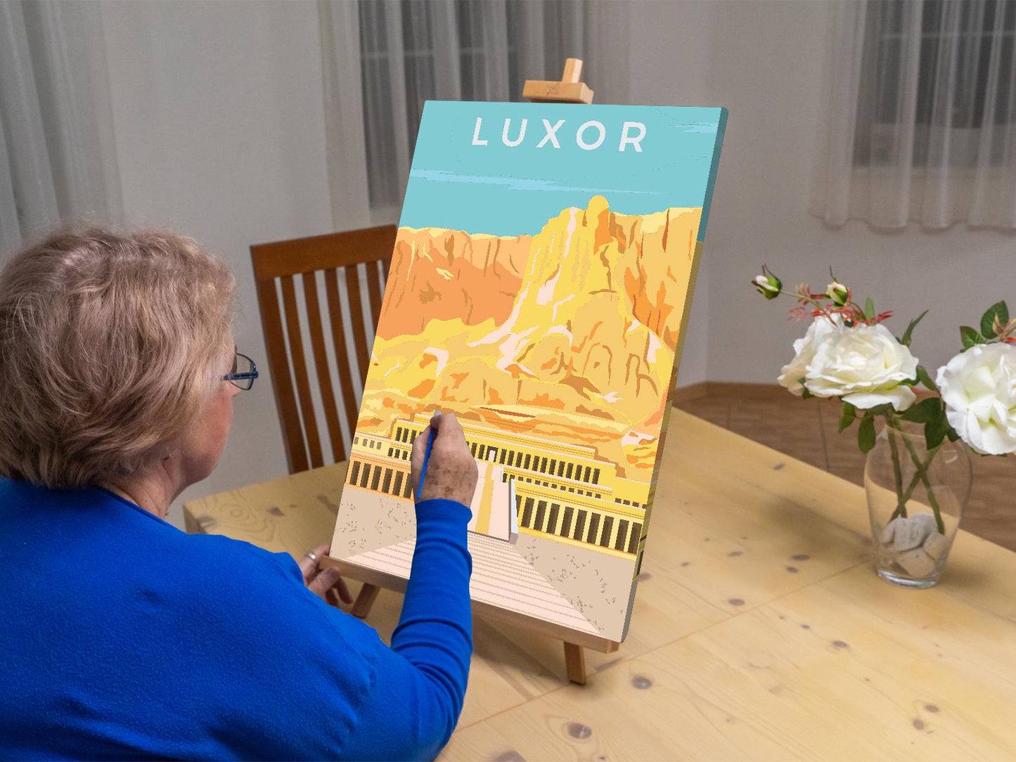 Paint by Numbers - Luxor, Egypten