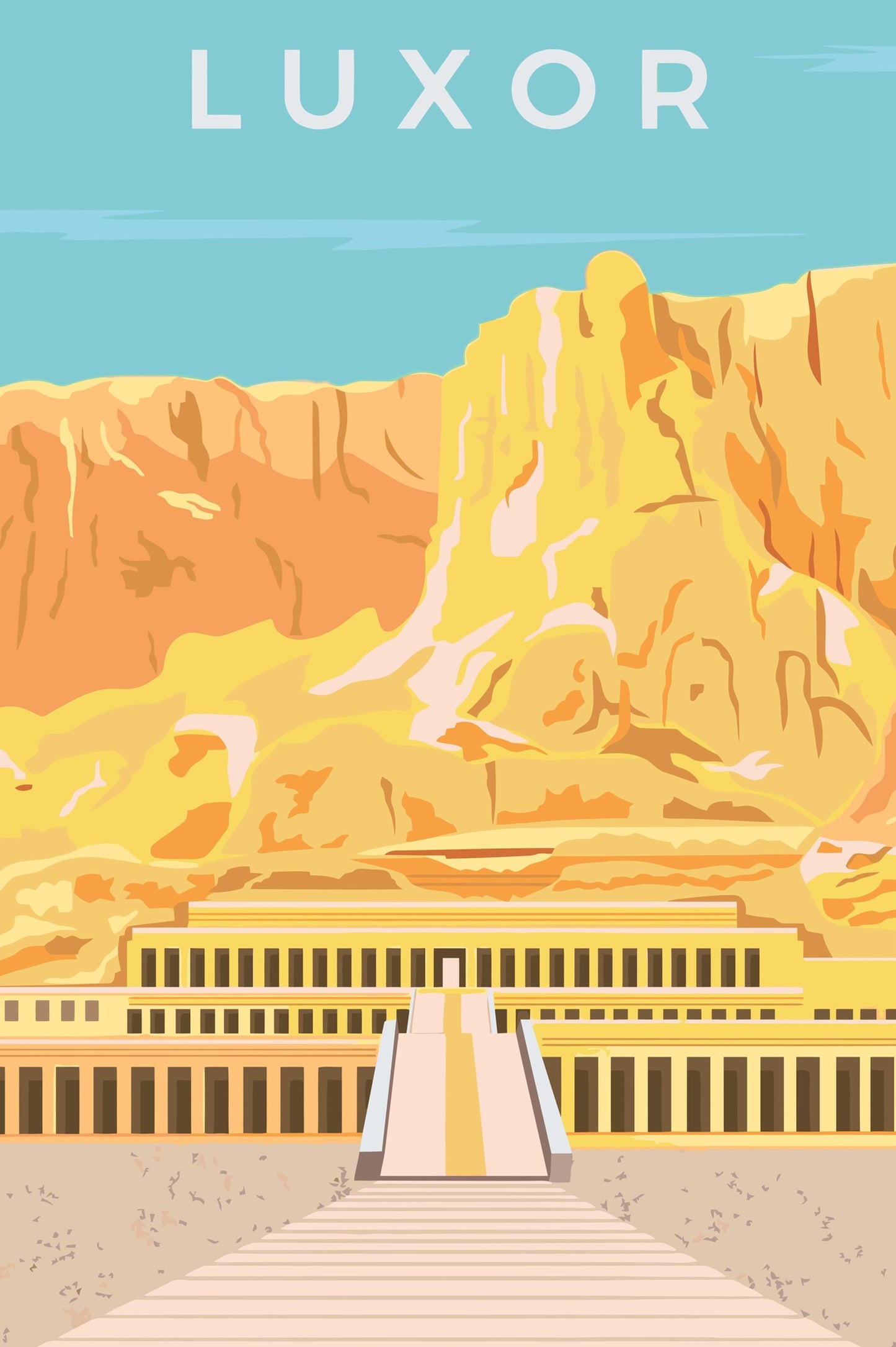 Paint by Numbers - Luxor, Egypten