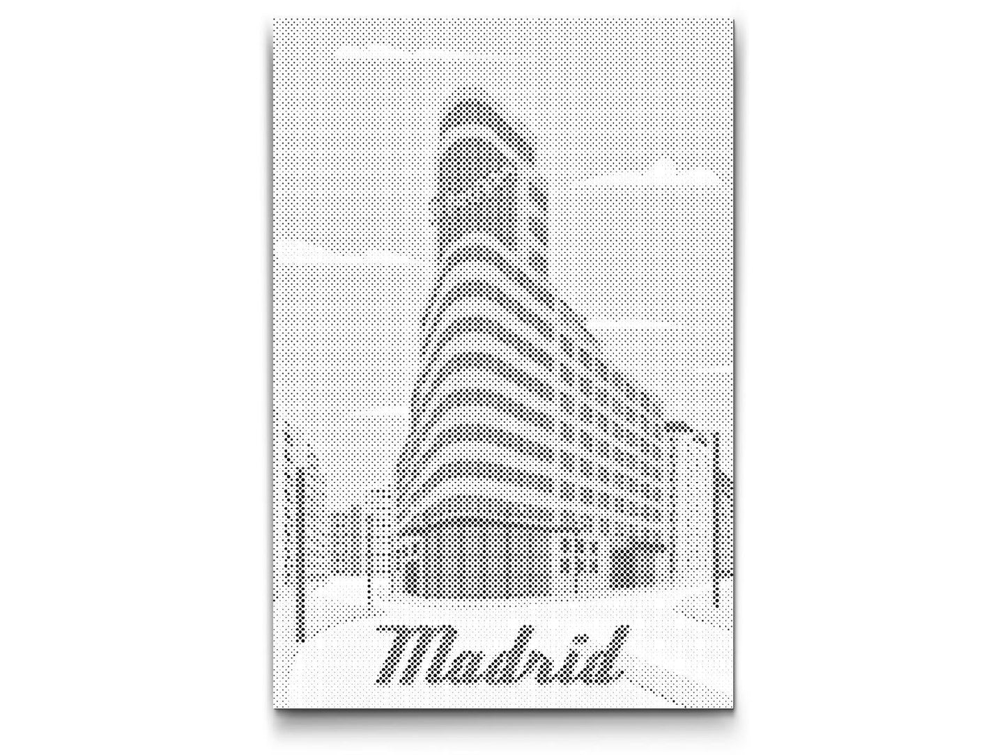 Mal-med-prikker -  Madrid, Spanien