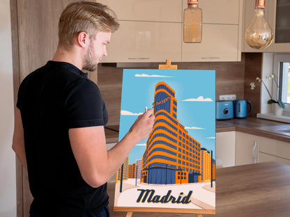Diamond Painting - Madrid, Spanien