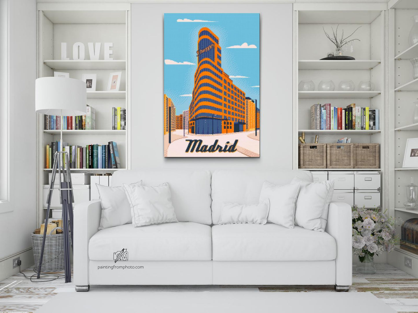 Diamond Painting - Madrid, Spanien