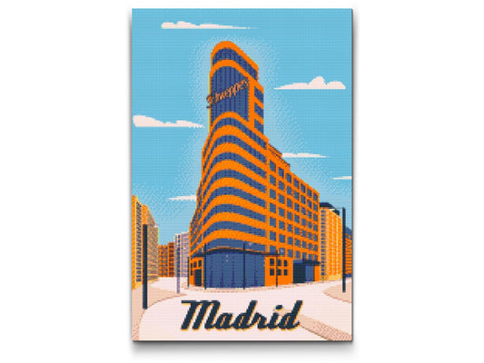 Diamond Painting - Madrid, Spanien