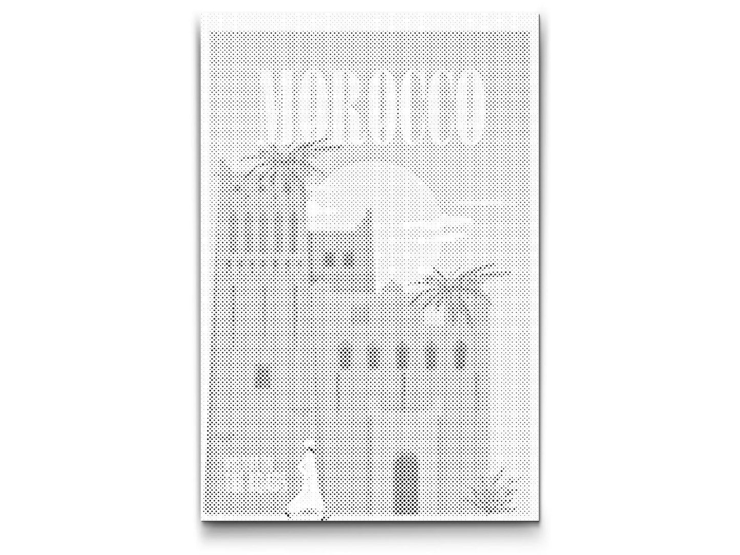 Mal-med-prikker -  Marokko