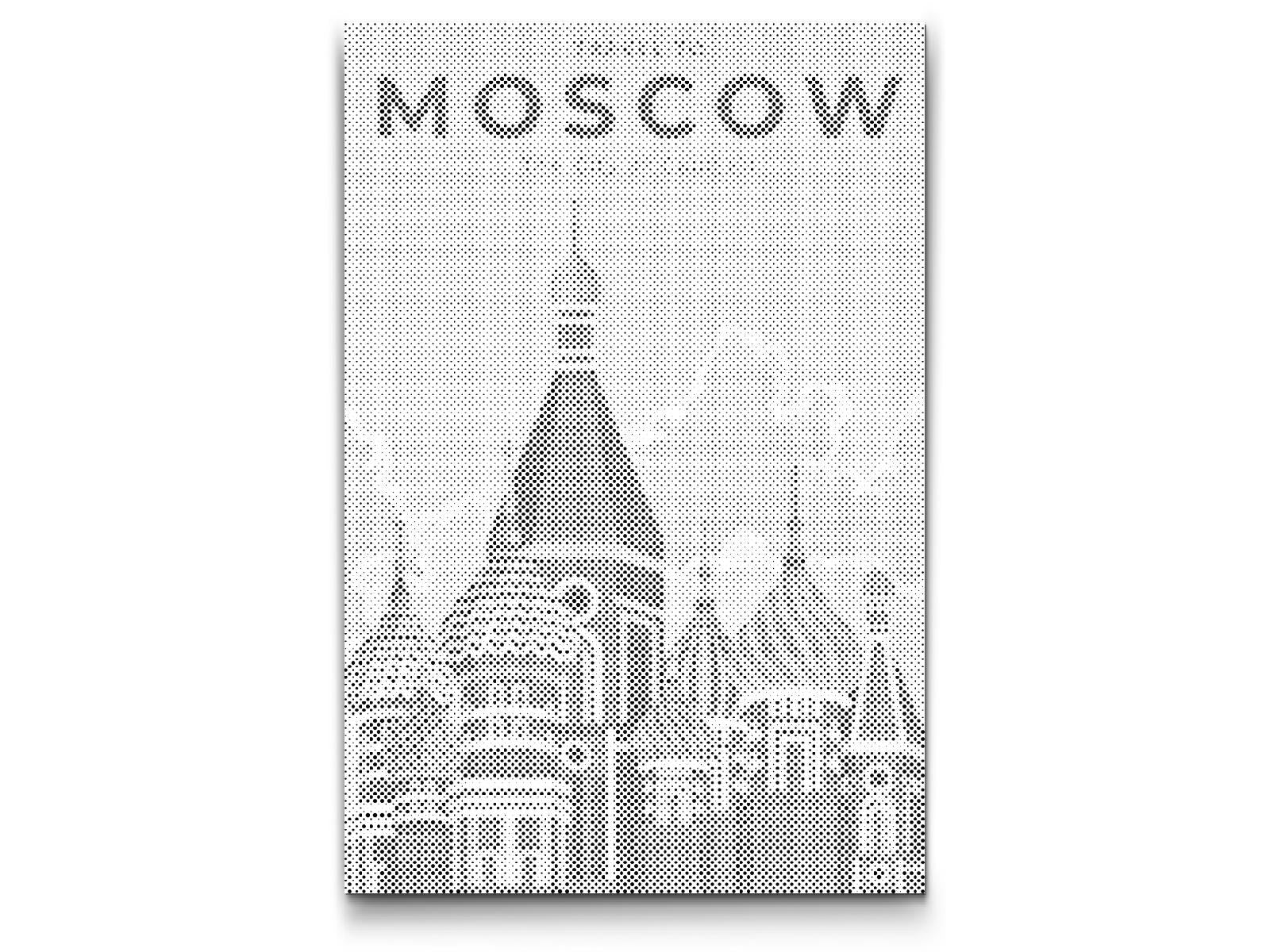 Mal-med-prikker -  Moskva, Rusland