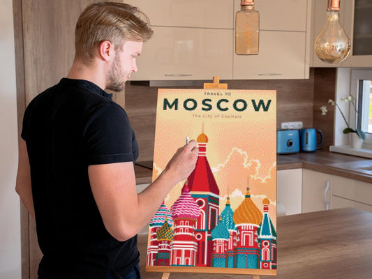 Diamond Painting - Moskva, Rusland