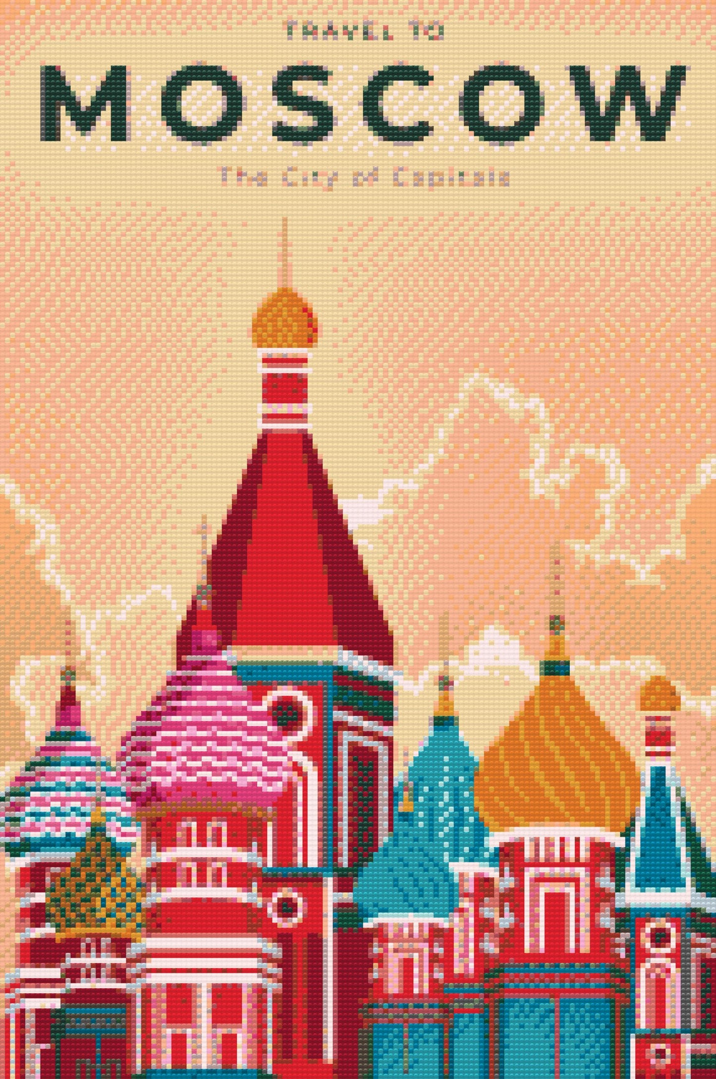 Diamond Painting - Moskva, Rusland