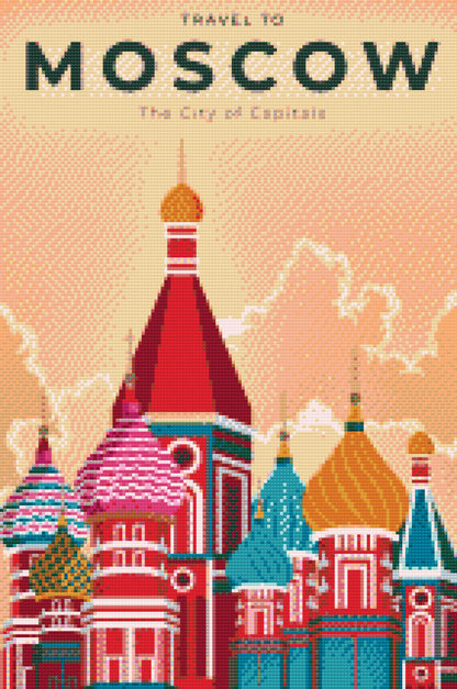 Diamond Painting - Moskva, Rusland