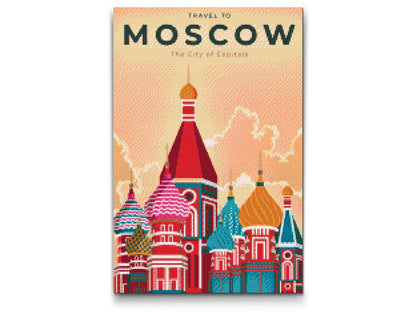 Diamond Painting - Moskva, Rusland