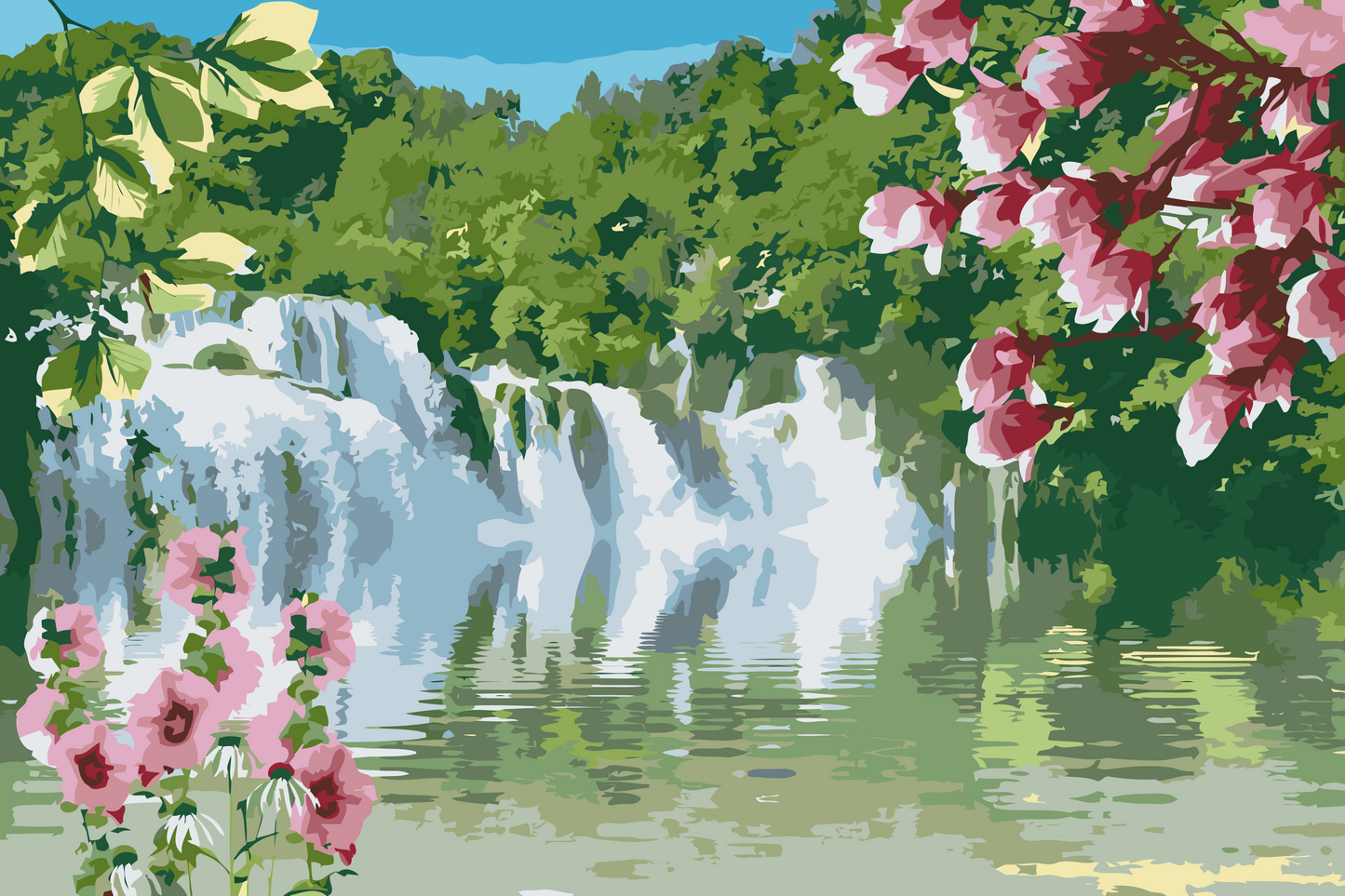 Paint by Numbers - Eventyrvandfald