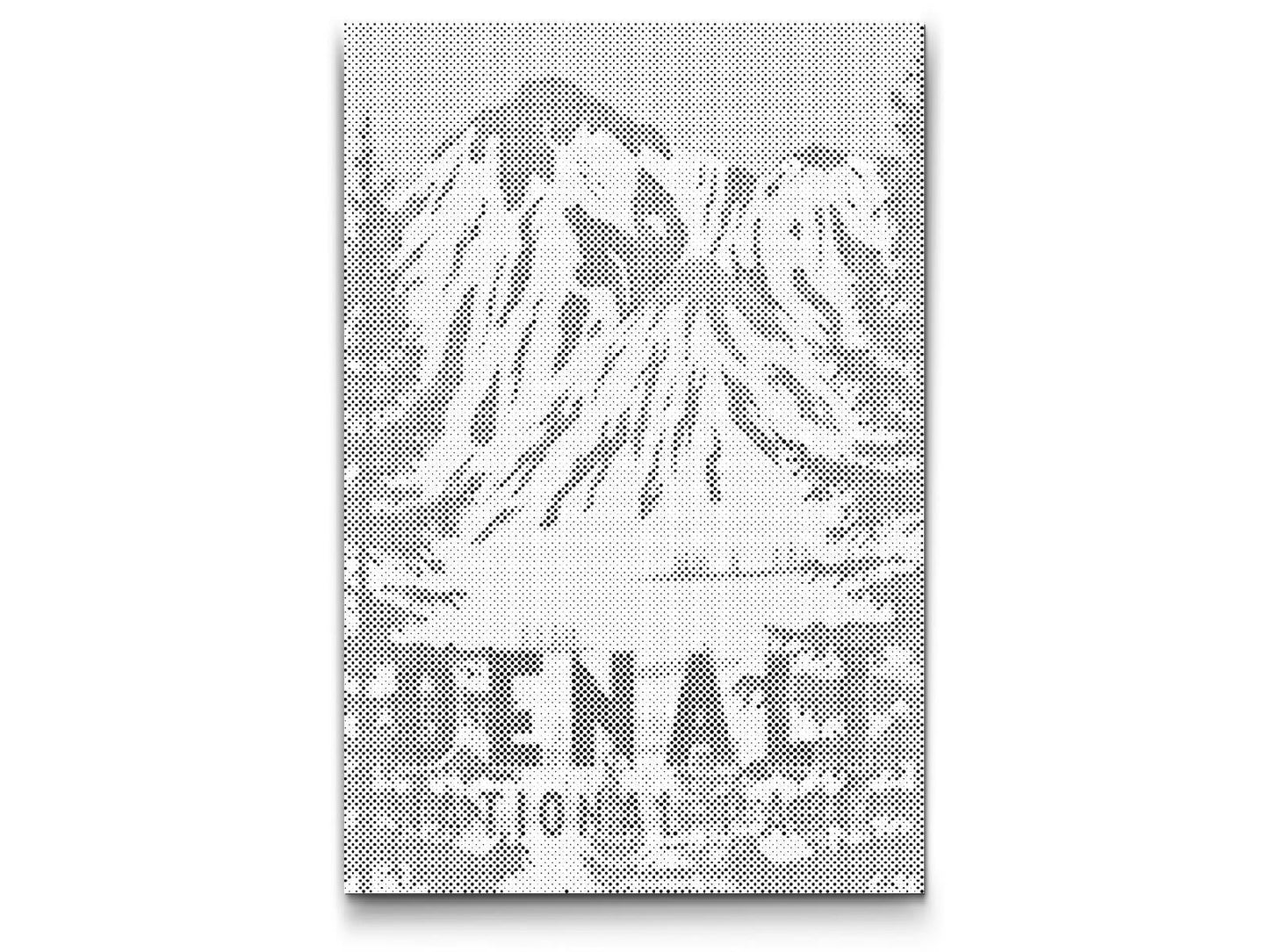 Mal-med-prikker -  Denali Nationalpark