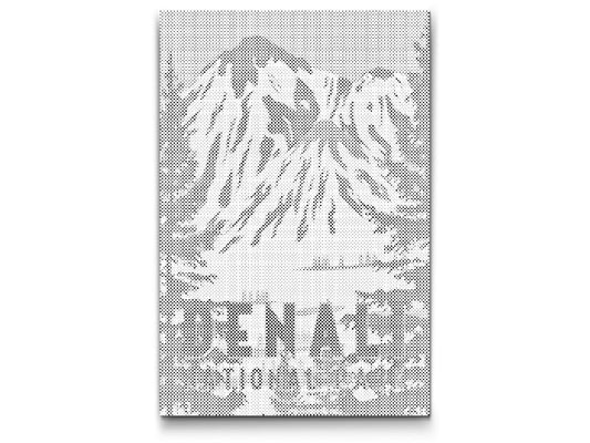 Mal-med-prikker -  Denali Nationalpark