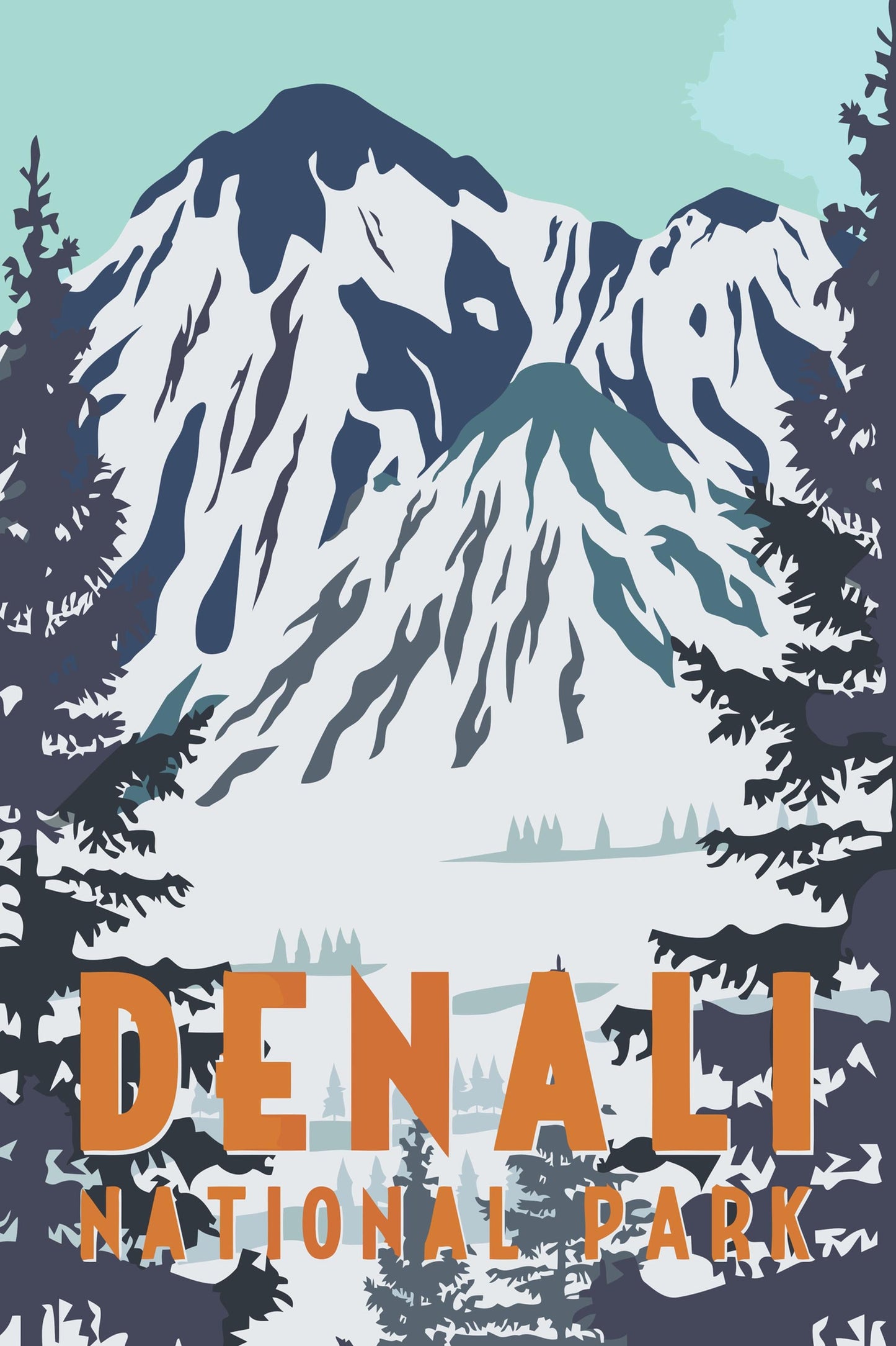Paint by Numbers - Denali Nationalpark