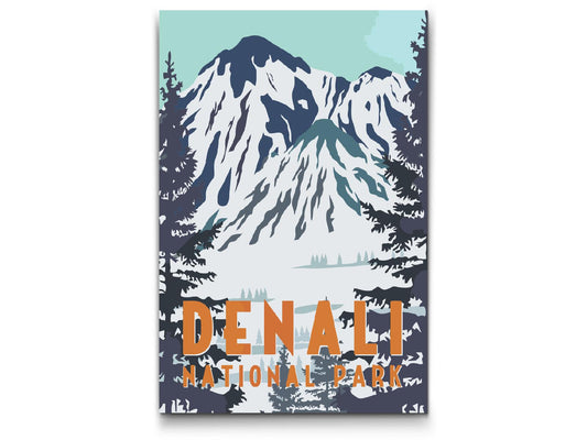 Paint by Numbers - Denali Nationalpark