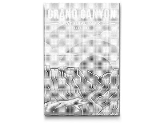 Mal-med-prikker -  Grand Canyon Nationalpark