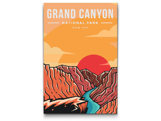 Paint by Numbers - Grand Canyon Nationalpark