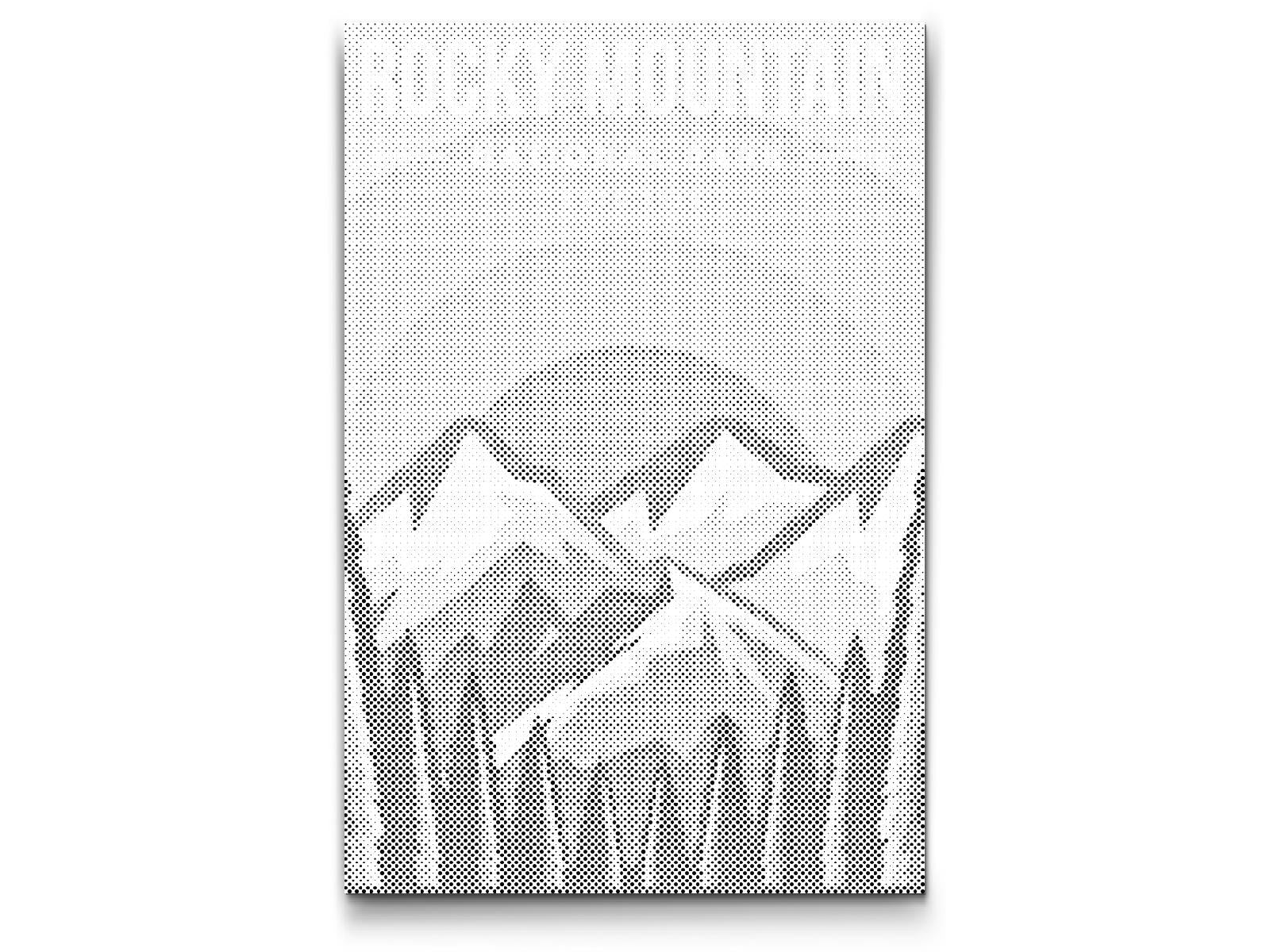 Mal-med-prikker -  Rocky Mountain Nationalpark