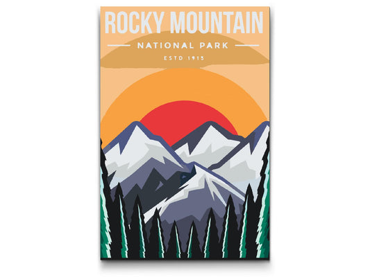 Paint by Numbers - Rocky Mountain Nationalpark