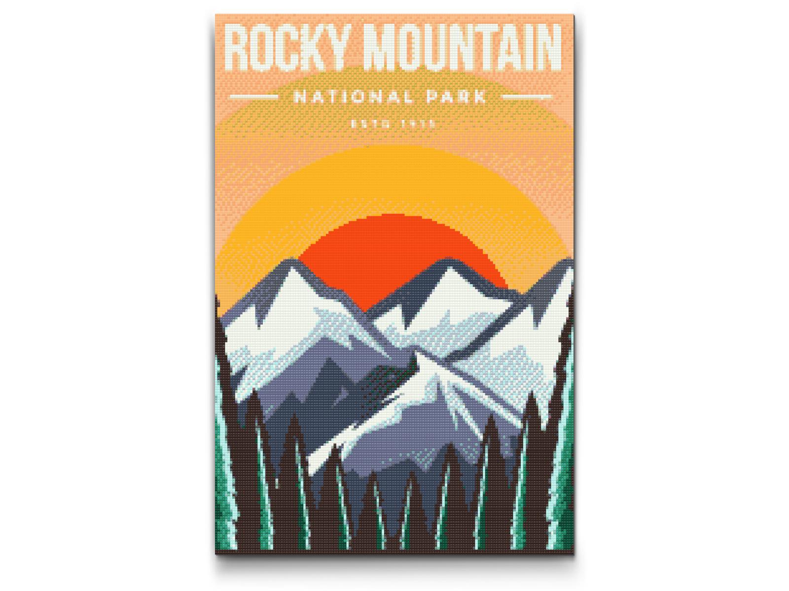 Diamond Painting - Rocky Mountain Nationalpark