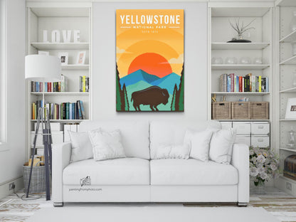 Diamond Painting - Yellowstone Nationalpark