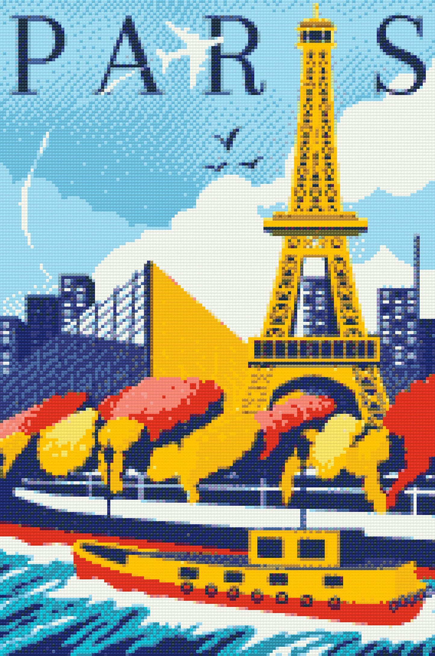 Diamond Painting - Paris, Frankrig
