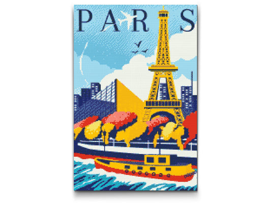 Diamond Painting - Paris, Frankrig