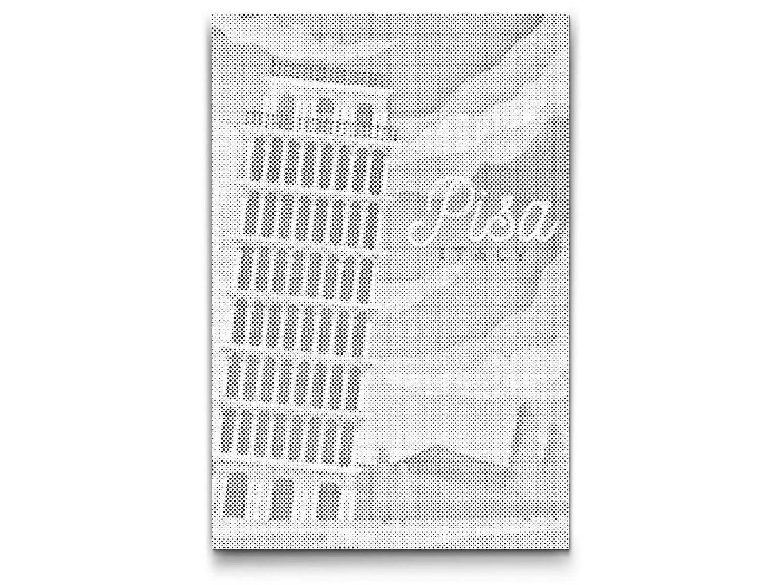 Mal-med-prikker -  Pisa, Italien
