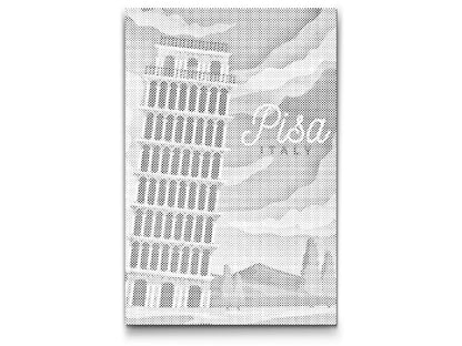 Mal-med-prikker -  Pisa, Italien
