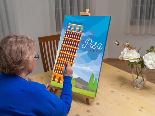 Paint by Numbers - Pisa, Italien