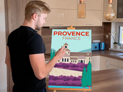Diamond Painting - Provence, Frankrig