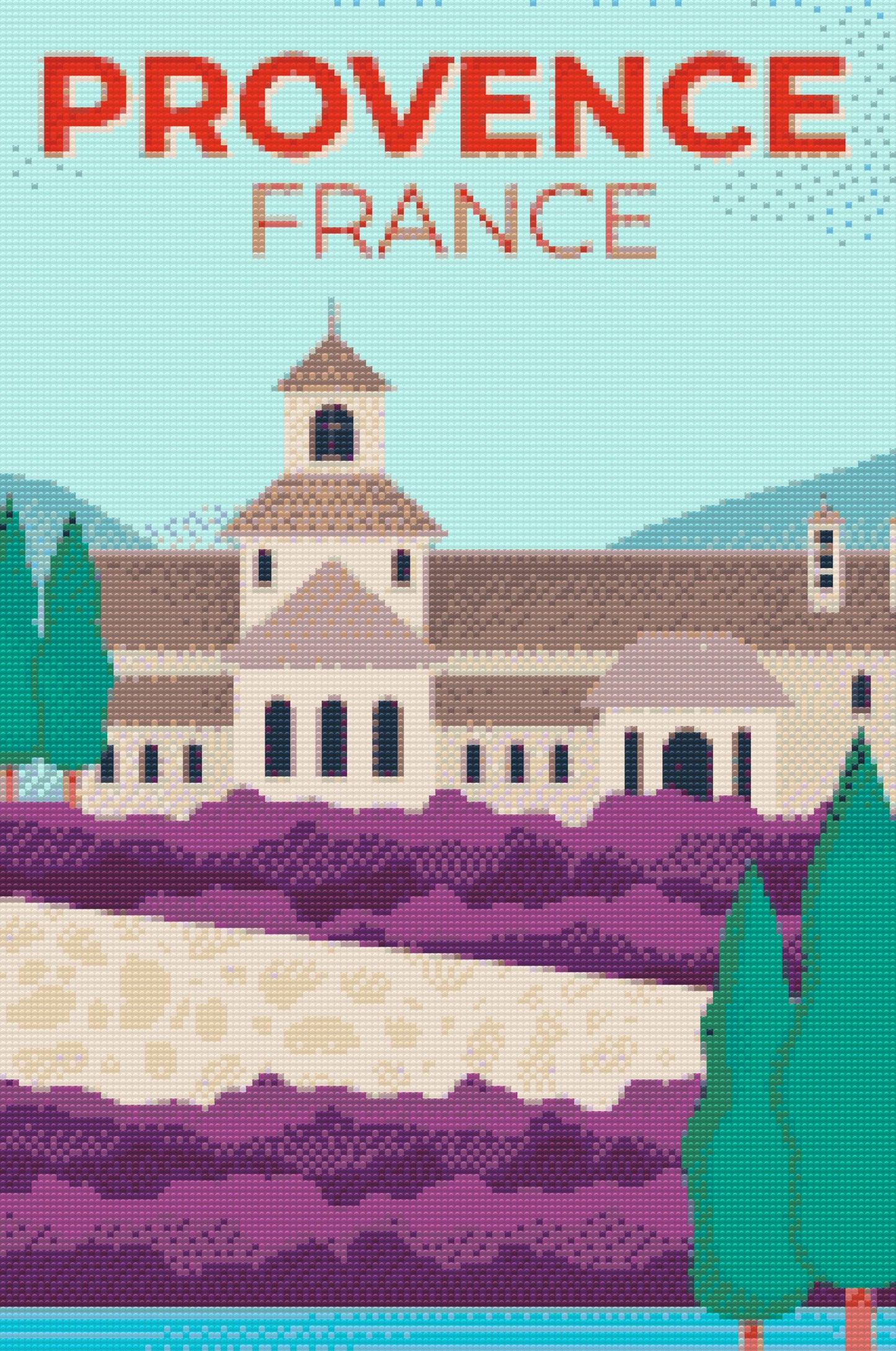 Diamond Painting - Provence, Frankrig