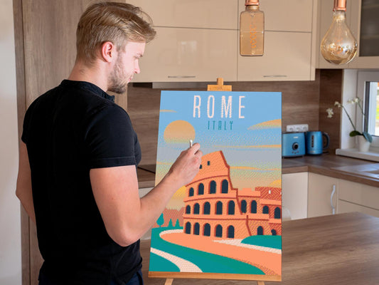 Diamond Painting - Rom, Italien