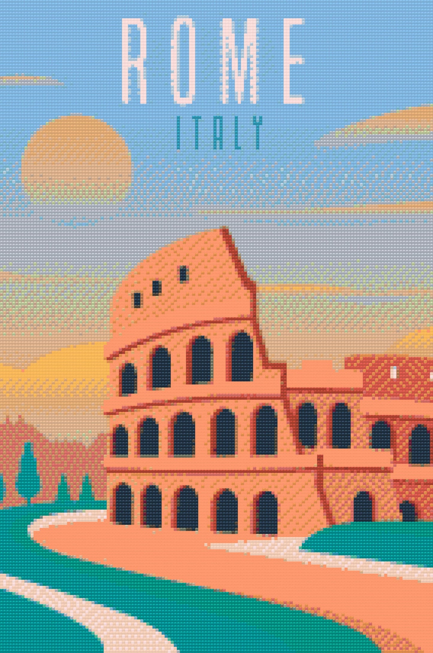 Diamond Painting - Rom, Italien