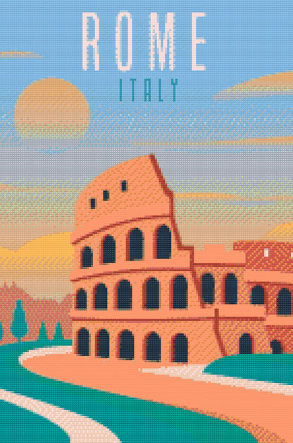 Diamond Painting - Rom, Italien
