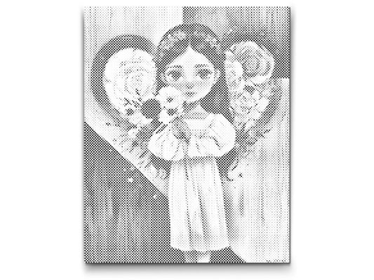  Engel med Buket i Hånden