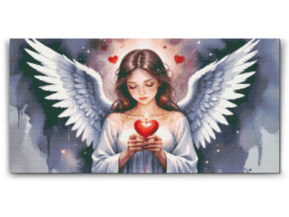 Diamond Painting - Engel med hjertelys