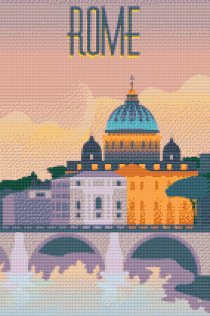 Diamond Painting - Rom, Italien 2