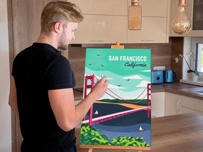 Diamond Painting - San Francisco, USA