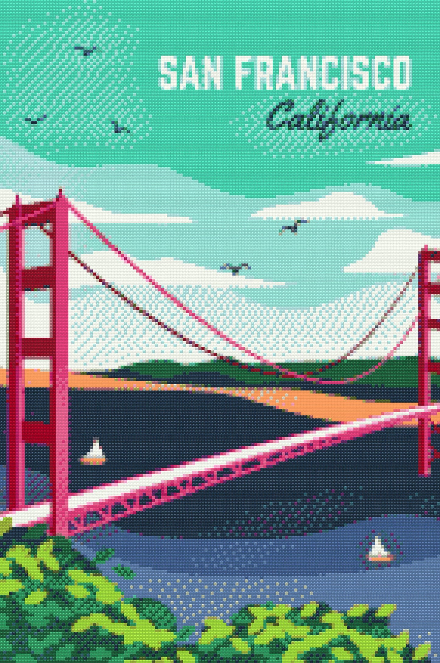Diamond Painting - San Francisco, USA