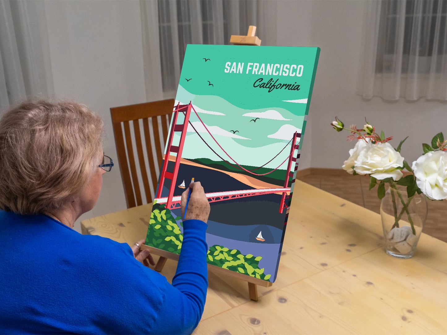 Paint by Numbers - San Francisco, USA