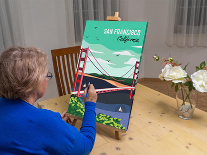 Paint by Numbers - San Francisco, USA