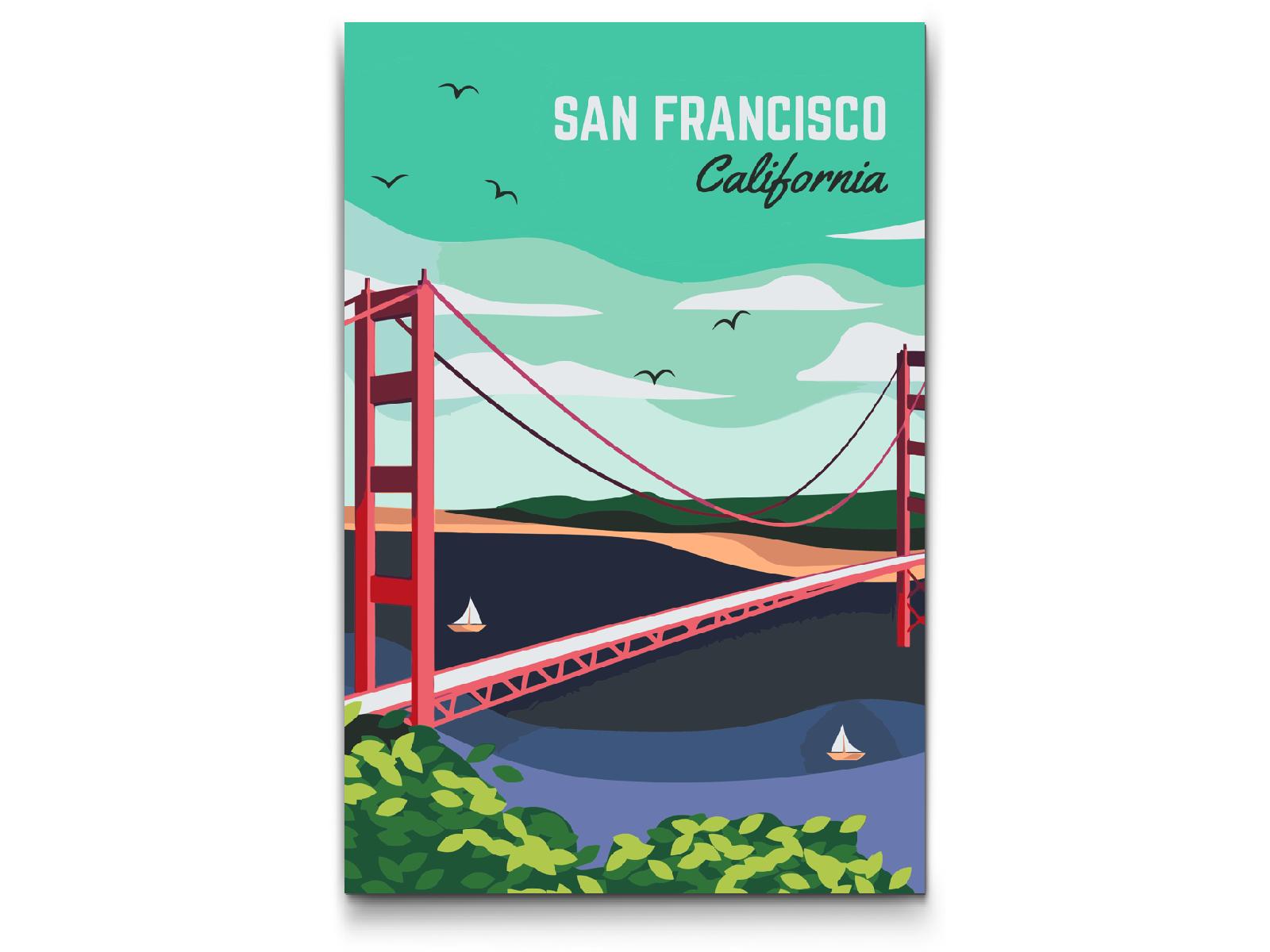 Paint by Numbers - San Francisco, USA